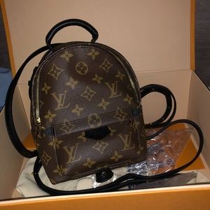 LOUIS VUITTON MINI PALM SPRING MONOGRAM BACKPACK